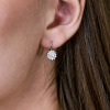 Серьги  0,48 ct Round Cut Diamonds & White Gold (40493) №5