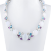 Колье Oro Vitchenza Jewellery Louna Stone & Diamonds & Multigemstone & White Gold (40410) №4