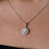 Подвеска  1,20 ct Round Cut Diamonds & White Gold (42262) №10