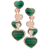 Серьги Chopard Happy Hearts Malachite 83A482-5114 (36702) №3