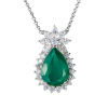 Подвеска  с изумрудом 9,25 ct Moderate Bluish Green/SI1 и 2,25 ct бриллиантами (43554) №5