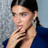 Серьги Jacob & Co Cascata Collection Diamond Earrings 91432681 (36163) №6
