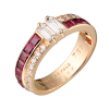Кольцо Van Cleef & Arpels Heritage Cintage Ruby & Diamonds (36575) №4