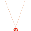 Подвеска Dior Rose Des Vents Medallion Rose Gold, Diamond and Red Ceramic (36540) №8