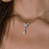 Подвеска GRAFF CLASSIC BUTTERFLY PEARSHAPE DIAMOND DROP PENDANT RGP178 (40913) №5