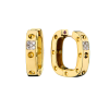 Серьги Roberto Coin Pois Moi Yellow Gold & Diamonds ADR888EA0969 (41344) №2