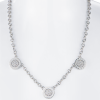Колье Bvlgari Bulgari Reversible White Gold & Diamond & Onyx 3 Circle 329437 (43266) №7