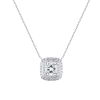 Подвеска GIA 2,02 ct H/VS1 Cushion Cut Diamond & White Gold (40217) №3