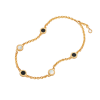 Колье Bvlgari in yellow gold with mother-of-pearl & onyx elements 361918 (42968) №6