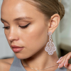 Серьги Jacob & Co Lace Collection Earrings 6,50 ct White Diamonds 91326634 (21852) №6