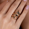 Кольцо Gucci Horsebit Yellow Gold Wrap (37260) №6