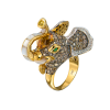 Кольцо  Elephant Multi-Gemstone & Yellow Gold (43587) №3