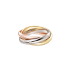 Кольцо Cartier Trinity Medium model 5 diamonds CRB4236456 (38228) №4