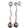 Серьги Gianni Lazzaro Diamonds & Pearls & White Gold (40353) №2