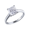 Кольцо Cartier Solitaire Princess Diamond 2,35 ct G/VS1 Platinum (36692) №2