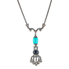 Колье  Art Deco Turquoise & Diamonds & Onyx (43802) №2