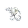 Комплект Stefan Hafner White Pearl Saltwater 9-11mm & 17.65 ct Marquise & Round cut Diamonds (42138) №13