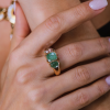 Кольцо Pomellato Capri Chrysoprase & Rock Crystal Rose Gold (39146) №6