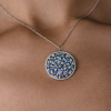 Подвеска Tiffany & Co Cobblestone Sapphire & Diamond in Platinum (43093) №6