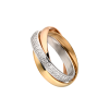 Кольцо Cartier Trinity ring small model CRB4235948 (37571) №2