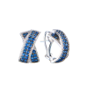 Серьги  White gold & Sapphires & Diamonds (43479) №2