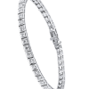 Браслет  3.20 ct J/VS2 Tennis White Gold & Diamonds (37397) №5