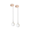 Серьги Damiani Dialogo White & Rose Gold & Pearls (41648) №2
