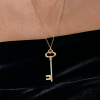 Подвеска Tiffany & Co Large 5.0 cm Key Yelow Gold Pendant (42875) №6