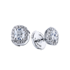Пусеты DeRosa 0.53 ct G/VVS1 - 0.52 ct G/VS1 Cushon Cut Diamonds E3551281 (37288) №5