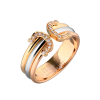 Кольцо Cartier C De Tricolor Ring (SIZE 54) (37306) №4