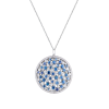 Подвеска Tiffany & Co Cobblestone Sapphire & Diamond in Platinum (43093) №2