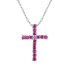 Крест RalfDiamonds Rose Sapphire Mini Cross RDP (37896) №3