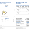 Кольцо  с бриллиантом 1,35 ct FVY/VS2 (36101) №4