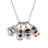 Подвеска Aaron Basha LadyBug Necklace & 4 Baby Shoe Enamel (37166) №4