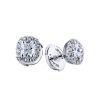 Пусеты DeRosa 0.53 ct F/VS2 - 0.51 ct F/VS2 Cushon Cut Diamonds E4081442 (37822) №5