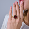 Кольцо Dolce & Gabbana Barocco Yellow Gold & Garnet WRFE8G WGA Z0000 (41002) №6