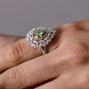 Кольцо RalfDiamonds 2,01 ct Fancy Brownish Greenish Yellow/SI1 & White Multishape Cut Diamonds RDR (41831) №7