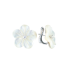 Серьги  Flowers in White Gold & Mother of Pearl & 0,20 ct Diamond (41607) №2
