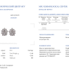 Серьги  3,25 ct Round Cut Diamonds & White Gold (41128) №6