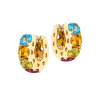 Серьги  Multigemstone & Yellow Gold (41686) №2