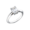 Кольцо Tiffany & Co 1,41 ct H/VS1 Emerald Cut Brilliant Platinum (40791) №3