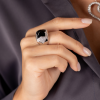 Кольцо Bvlgari WHITE GOLD DIAMOND BLACK ONYX PIRAMID (37519) №4