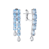 Серьги Legnazzi Fantasy Aquamarine & Diamond & White Gold (40621) №2