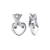 Серьги Chaumet Liens Diamond White Gold Heart (43797) №2