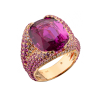 Кольцо Adler Natural Purple Red Sapphire 11.40 ct (No Heated) & Diamonds (40562) №2