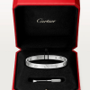Браслет Cartier Love 4 Diamond White Gold CRB6070117 (37220) №7