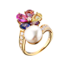 Кольцо Bvlgari Contraire Sapphire Flower & Pearl AN853428 (40688) №2
