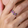 Кольцо Cartier Meli Melo Pink Sapphire & Diamonds Platinum (40841) №4