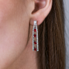 Серьги  0,84 ct Diamonds & White Gold (40542) №5