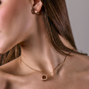 Серьги Bvlgari B.Zero 1 Rose Gold & Diamond 356131 (42286) №9